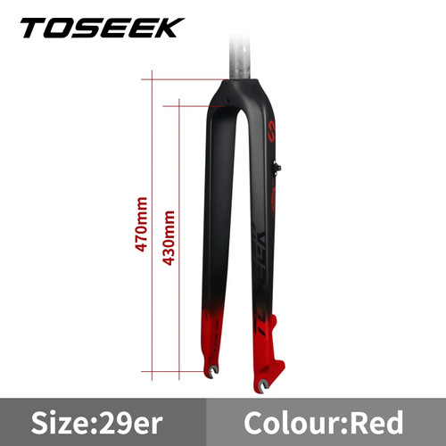 Matte Carbon Mountain Bike Front Forks 26er 27.5er 29er Straight Tube 28.6mm - Picture 28 of 33