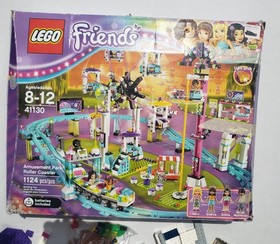 LEGO FRIENDS Lot: 41130 Roller Coaster/41320 Yogurt/ 3061 Cafe/ 80-95% Complete