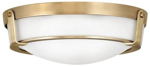 Hinkley Hathaway 16" Wide Heritage Brass Ceiling Light - Picture 2 of 6