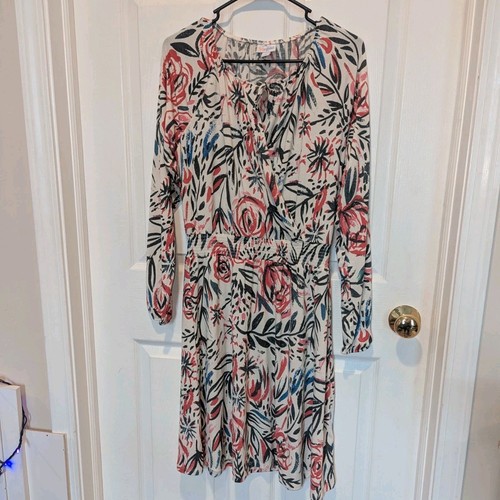 Lularoe Cottagecore Coquette Small Multicolor Long Sleeve Jody Dress