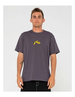 RUSTY Competition SS Tee Coal T-Shirt (RefB22S2)