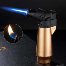 Jet Flame Torch Lighter Kitchen Cigar Adjustable Gun Welding Refillable Butane