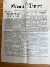 Cunard RMS Queen Elizabeth "Ocean Times " May 1961