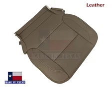 Driver Bottom Replacement Leather Seat Cover 2016 For GMC Yukon SLT XL SLE (Tan)