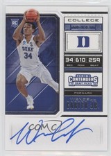 2018 Panini Contenders Draft Picks Wendell Carter Jr #57 Auto 2r7