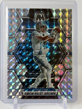 2023 Panini Mosaic - Amon-Ra St. Brown #186 Silver Prizm Lions