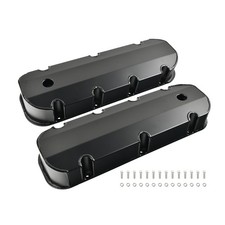 Fabricated Black Aluminum Tall Valve Covers For Big Block Chevy Bbc 396 427 454