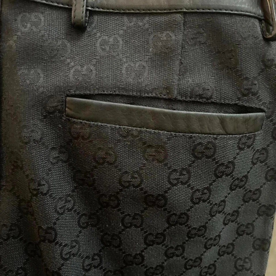 Gucci by Tom Ford Vintage Monogram Pants Runway S/S 1998 Size XS/IT 38 - Image 3 of 4