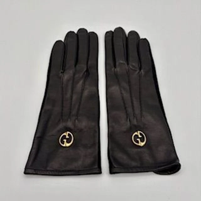 Gucci Leather Black Gloves & Mittens for Women for sale | eBay