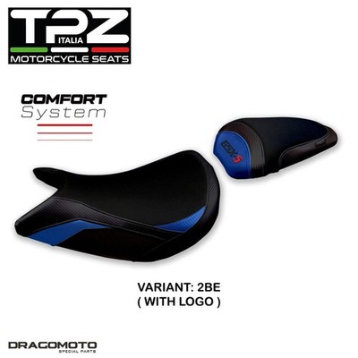 Suzuki GSX S 1000 F 2015-2020 Sitzbezug SGXS15FF-2BE-1 TPZ blau COMFO...