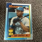 1990 Topps All-Star Rookie Cup Ken Griffey Jr. #336 MLB Bloody Scar Error Card