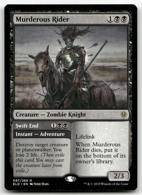Murderous Rider #97 (NM) Throne of Eldraine ELD Magic MTG