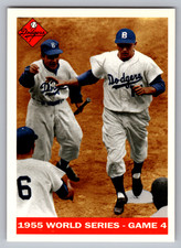 1995 Topps Archives Brooklyn Dodgers #118 1955 World Series Game #4 W/Gil Hodges