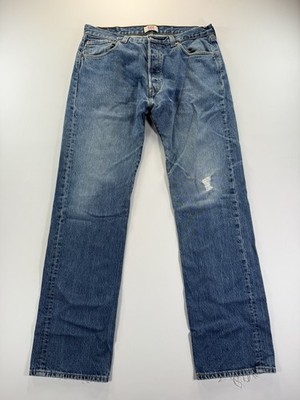 LEVI S 501 STRAIGHT LEG Jeans - W32 L30 - Blue - Great Condition - Men s
