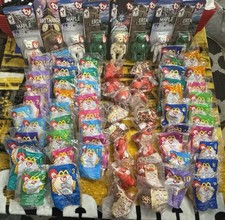 Lot of 72 Ty Beanie Babies McDonald's Happy Meal Toys Complete Sets Sealed NIB