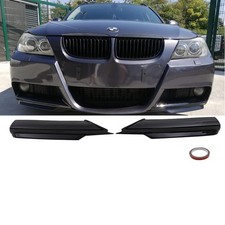 2x Performance Flaps Splitters Lip Black gloss fit BMW E90 E91 M-Sport 2005-2008