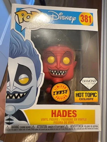 Disney Hercules - Hades Chase GID #381  Hot Topic Exclusive Funko Pop Glows