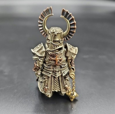 Coppertist.wu Crusader Vanguard Medieval Knight Magnetic Metal Figurine