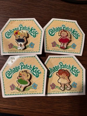 Vintage Cabbage Patch Kids Sticker - Set of four Originals From The 80ies