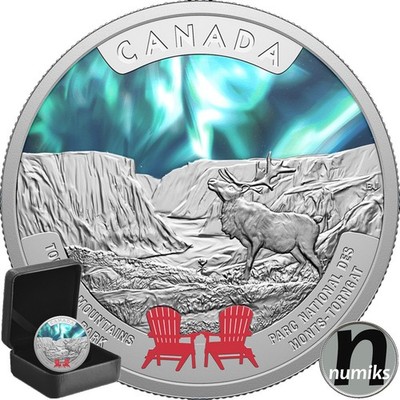 Torngat Mountain National Park Kanada 2026 - 1 Oz Silbermünze PP Proof Farbe OVP