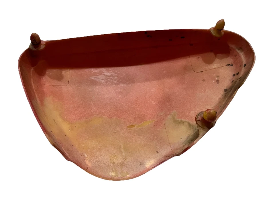 Honda SL 70 1972 cubierta lateral izquierda SL70 rojo 1971-1973 Foto 3 de 4