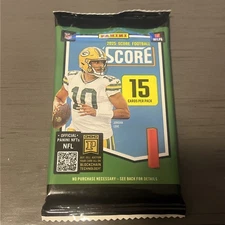 2025 Score NFL Mega Box Pack Sealed - 15 Cards 