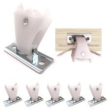 6 Pack Curtain Pulleys for Roman Blinds Metal Accessories for Easy Installation