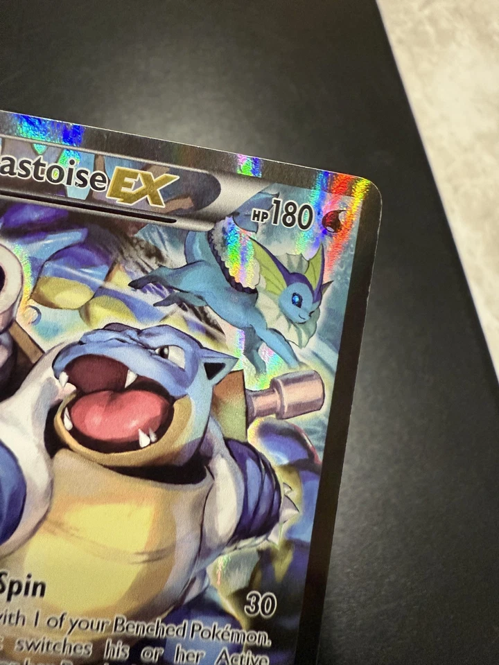 Pokémon Blastoise EX XY122 Black Star Promo Full Art Holo Card - Image 3 of 4