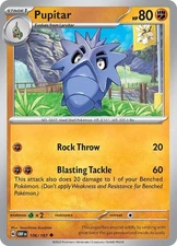Pupitar 106/197 | Obsidian Flames | Uncommon | NM Non Holo Pokémon Card