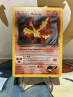 Rocket's Moltres 12/132 Pokemon Gym Heroes Unlimited Holo Rare Card WOTC LP/MP