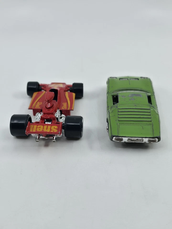 Vintage Playart Lot Of 2 Diecast Lamborghini Miura & Shell F1 Hong Kong Cars - Image 4 of 4