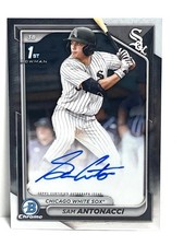 2024 Bowman Draft - Chrome Prospect Autographs Sam Antonacci #CPA-SA (AU, RC)