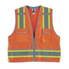 Ergodyne GloWear 8254HDZ Class 2 Heavy-Duty Surveyors Large-X-Large, Orange