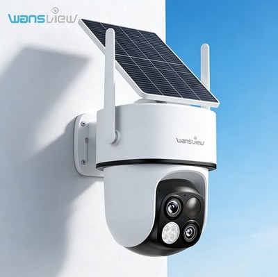 Wansview 2K FUNK WLAN WIFI IP CAMERA Outdoor AUßEN Solar ÜBERWACHUNGSKAMERA