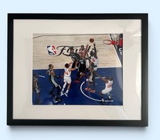 OG Anunoby Game 4 Winning Tip Framed & Matted 8x10 Photo NY Knicks (NBA Finals)