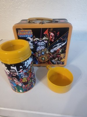 MARVEL Comics The Infinity Gauntlet LUNCH BOX & THERMOS PX Exclusive 2,500 Made