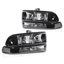 Headlights Turn Signal For Chevy Blazer 1998 2005 S10 1998 2004 Without Bulbs