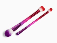 F.A.R.A.H Blush  Highlight Shade  Blend Makeup Brush Set Pink Purple New