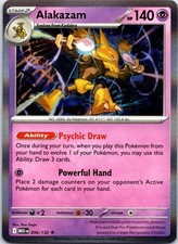 Alakazam 056/132 Rare Mega Evolution Pokemon Holo NM