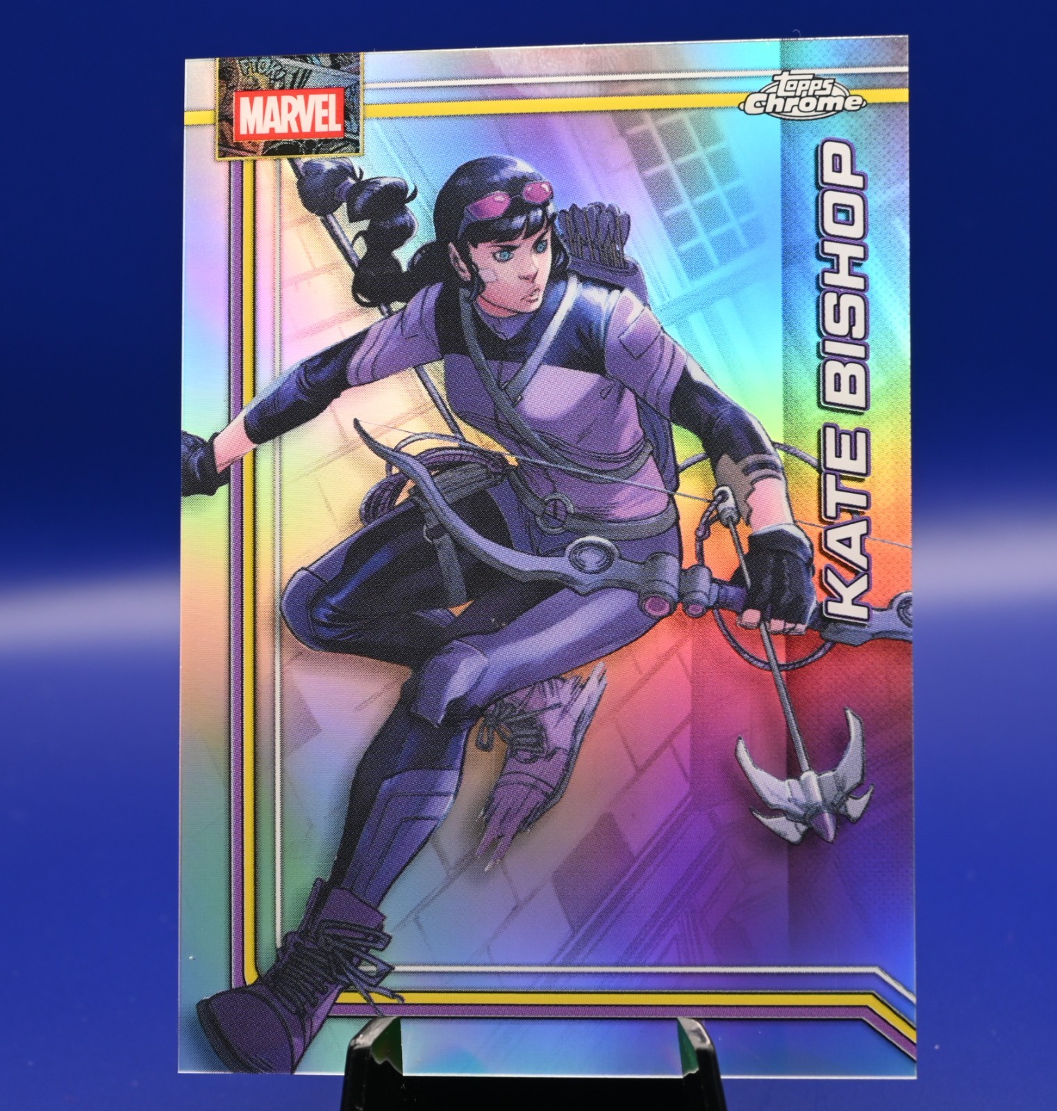 2026 Topps Chrome Marvel Kate Bishop #063 Refractor Hawkeye Young Avengers