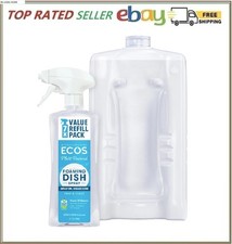 ECOS Foaming Dish Soap Spray, Free Clear, 16 fl oz 96 fl oz Refill Free Ship