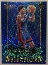 2020-21 Panini Select - Rookie Selections Killian Hayes #8 Blue Prizm (RC)
