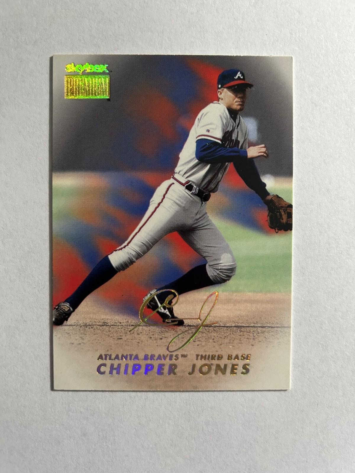 1999 SkyBox Premium #167 Chipper Jones Atlanta Braves