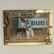 2025 Topps Finest #FT-11 Aaron Judge Finest Timelines - New York Yankees