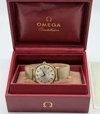 Omega Constellation 750 Gelbgold Cal. 551 Automatik 585er Armband Box & Papiere