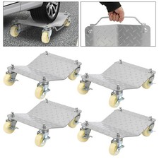 Rangierhilfe Reifenträger Rangierroller PKW je 500kg Tragegriff Transportschale