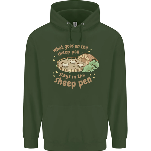 What Goes On In the Sheep Pen Farming Childrens Kids Hoodie - Picture 8 of 79
