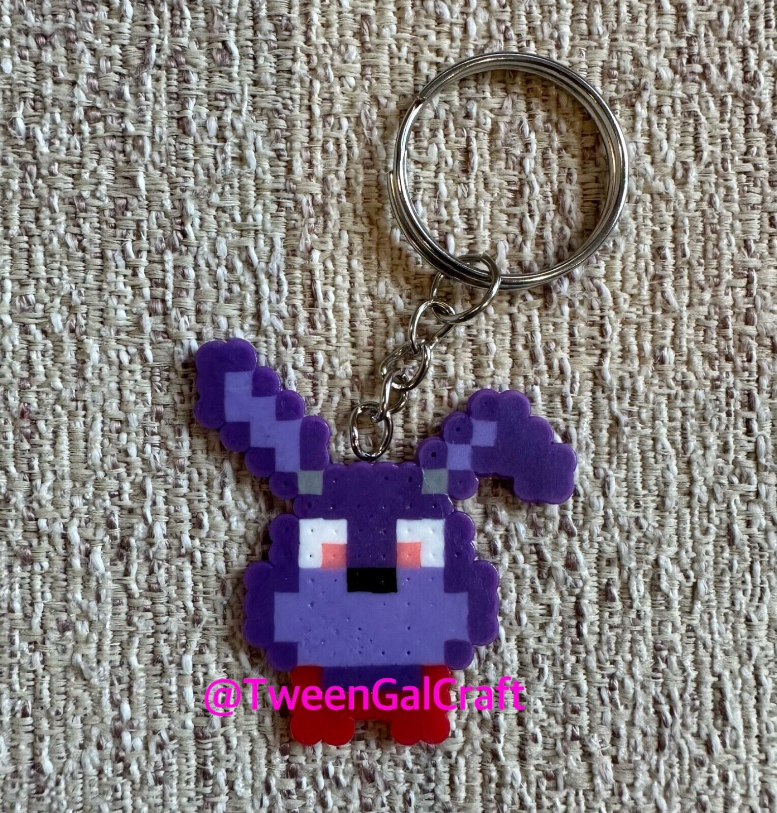 FNaF Movie Marionette The Puppet Perler Keychain