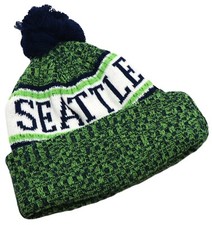 Seattle New Beanie Knit Cuff Lined Sounders C...