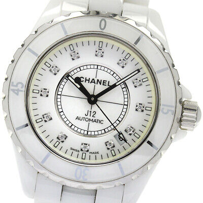 CHANEL J12 H1629 White Ceramic 38MM 12P Diamond white Dial CHANEL J12 H1629 White Ceramic 38MM 12P Diamond white Dial